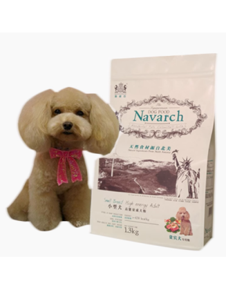 NAVARCH/NAVARCH dog main food VIP Teddy special hair dog food natural adult dog food free shipping 1.3kg